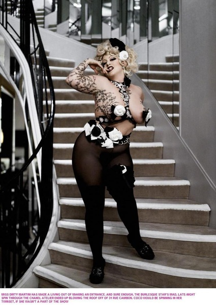 Miss Dirty Martini by Karl Lagerfeld for V Magazine